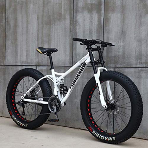 €879.84 AISHFP Mens 24 Pollici Fat Tire Mountain Bike, Biciclette Spiaggia  Neve, Doppio Freno a Disco Cruiser Biciclette… - bikewebshop.it