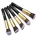 ACEVIVI Makeup Brushes - 10 PIECE Premium Makeup Brush Kit Bamboo Handle Synthetic Kabuki Foundation Cosmetic Brushes for Powder Liquid Cream