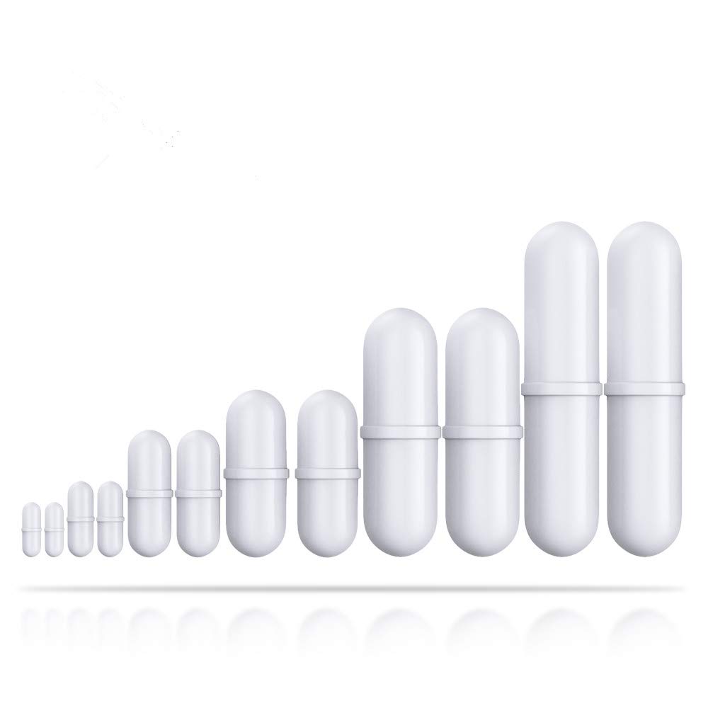 Magnetic Stir Bar PTFE Magnetic Stirrer/Mixer Bar. Spinbar Teflon Octagon Magnetic Stirring Bar, 12 Pcs Set, White