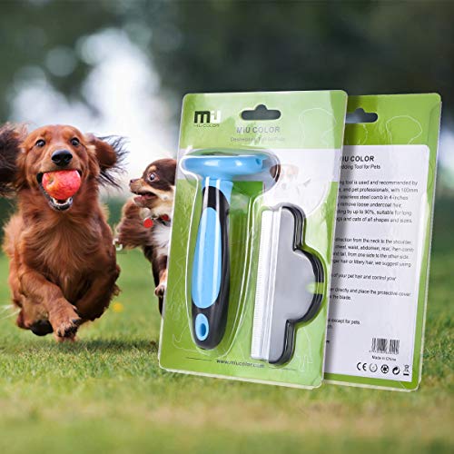 MIU COLOR Pet Deshedding Brush, Professional Grooming Tool, Effectively