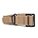 FREEHAWK Survival Tactical Belt, Emergency Fire Rescue Rigger Waist Belt Military CQB Belt (Khaki)