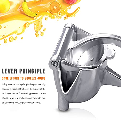 Manual Fruit Juicer Lemon Squeezer, Aluminium Alloy Hand Squeezer, Easy