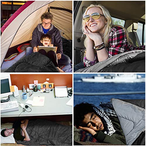image for IDEALHOUSE Sleeping Bag, Lightweight Backpacking 2 Person Sleeping Bag