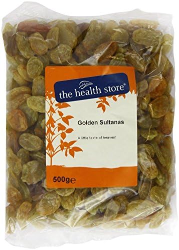 The Health Store Sultanas Golden 500g (Pack of 6)