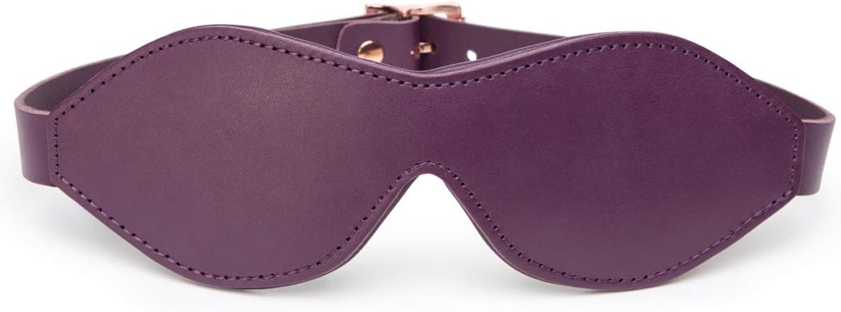 Fifty Shades Freed Cherished Collection Leather Blindfold, Purple