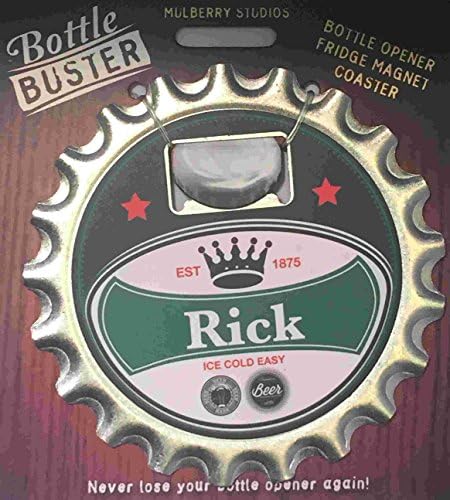 Mulberry Studio Bottle Opener Fridge Magnet Coaster All in One - Tony