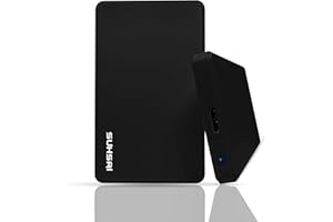 SUHSAI 1TB External Hard Drive USB 3.0 Ultra Slim Portable HDD Memory Expansion - 2.5 inch Hard Disk Storage & Backup Compati