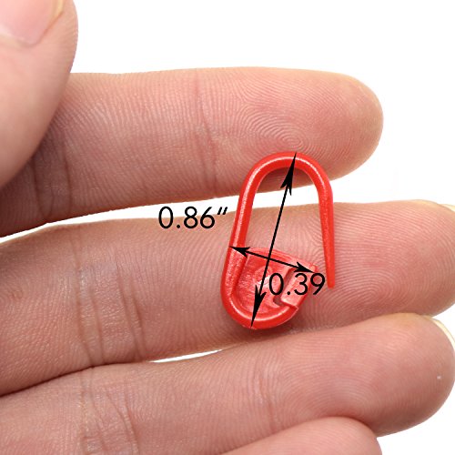 VAPKER 150PCS Knitting Stitch Markers Counter Crochet Locking Stitch Needle Clips 10 Assorted Colors