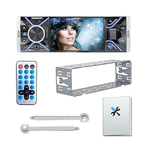 XOMAX XM-V417 Autoradio con Schermo da 4.1 " / 10 cm I Bluetooth | USB, SD, AUX | RDS | Collegamenti per telecamera per la visione posteriore e telecomando al volante I 7 Colori | 1 DIN - immagine 5