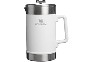 Stanley Classic Stay-Hot French Press Coffee Maker 48 oz | 5 Minute Brew, 4 Hours Hot | Mesh Filter for Coffee Grounds | Insu