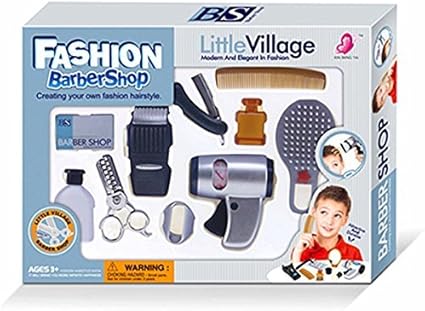 Amazon Com Wps Play Accessories Barber Shop Salon Hairstyle Play
