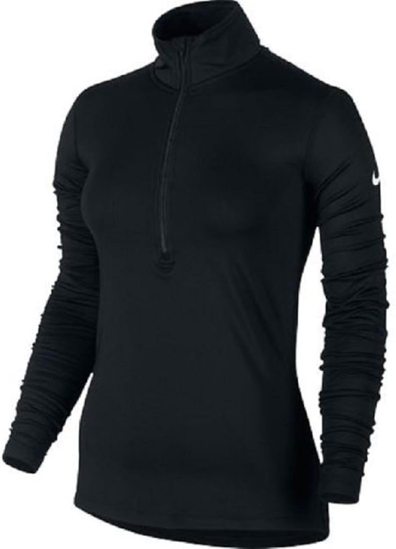 NIKE Women's Dry DRIFIT 3/4 Zip Long Sleeve Training Top