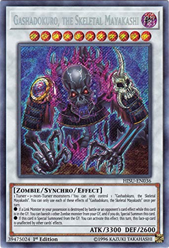Yu-Gi-Oh! Singles - Gashadokuro, The Skeletal Mayakashi - HISU-EN036 - Secret Rare - 1st Edition - Hidden Summoners