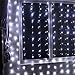 Low Voltage 24V 600 LED Outdoor Party String Fairy Wedding Curtain Light christmas xmas Home Garden Decorations (20ft Long, 10ft Drop, 8 light Modes, Cool White)
