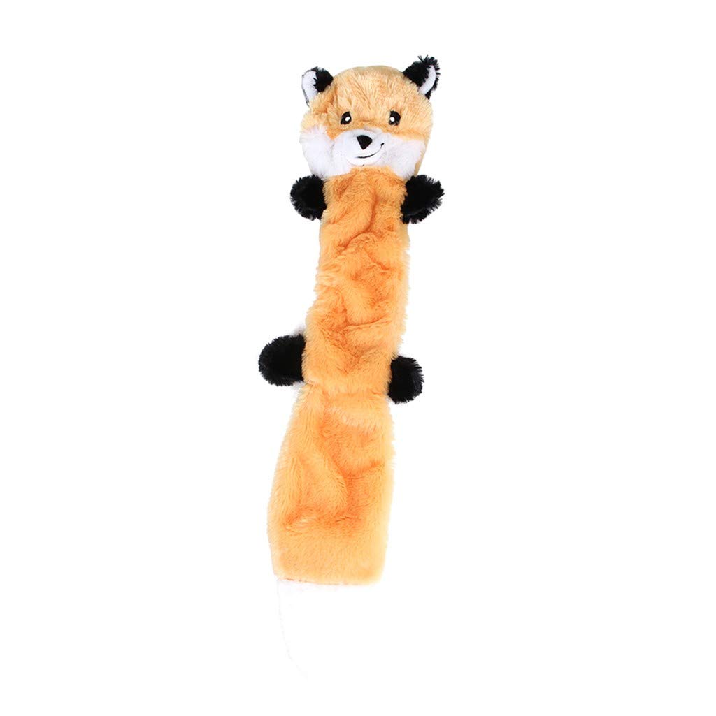 Caerling 3Pcs Pet Sounding Toy Pet Molar Toy Toy Sound Plush Toys Raccoon Squirrel Dog Toy Pet Puppy Plush Sound Chew Squeaker Squeaky (One size, Colorful)