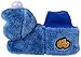 Sesame Street Cookie Monster Socktop Slipper for Toddlers,with Sound Chip (Toddler Dual Size 5/6, Blue)