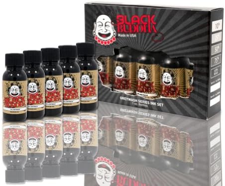 Black Buddha 4 Shades Greywash and Black 1 Ounce