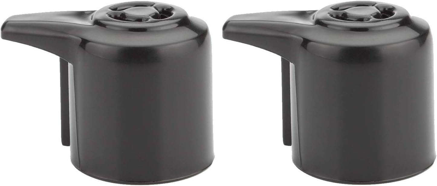 Pack of 2 Steam Release Valve Handle Pressure Cooker Valve Replacement Part Accessories for Instant Pot Duo Mini 3 Qt, Duo Plus Mini 3 Qt, DUO60 6 Qt and DUO80 8 Qt Programmable Pressure Cooker(Black)