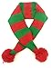 Cat Christmas Scarf Costume for Small Pets Puppy,Red Green Stripe Small
