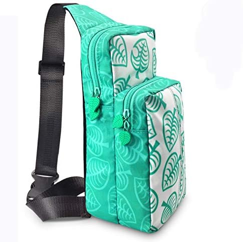 ボディバッグ ワンショルダーバッグ クロスボディバッグ レディース キッズ 親子使用 大容量収納 バッグ 防塵 防水 耐衝撃 外出や旅行用収納バッグ どうぶつの森のテーマ