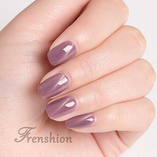 Frenshion 10ml Magnetic Cat Eye Gel Polish 3D Gel Nail Polish Soak Off UV LED Purple Bean Paste Nail Art 072