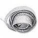 Rugjut 6 Pairs Gold & Silver Metallic Glitter Flat Shoelaces for Canvas Sneaker Athletic 45 inch