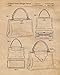 Vintage Louis Vuitton Handbags Patent Poster Prints, Set of 4 (8x10) Unframed Photos, Wall Art Decor Gifts Under 20 for Home, Office, Studio, Salon, College Student, Teacher, Fashion Designer & Fan