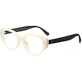 Cyxus Cat Eye Blue Light Glasses for Women Fashion Glasses Reduce Eye Strain UV Blocking for Computer Screen 8194