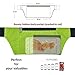 Fitter's Niche Water-Resistant 3-Zip Fanny Pack for Citywalk, Holds 6.5