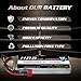 HRB 11.1V 5000mAh 50C Lipo Battery Compatible with RC Car RC Plane RC Truck RC Boat