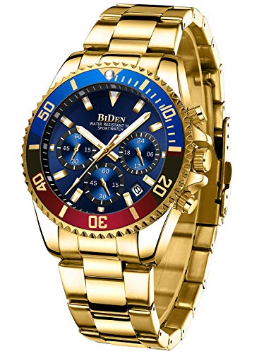 Mens-Watches-Chronograph-Stainless-Steel-Waterproof-Date-Analog-Quartz-Fashion-Business-Wrist-Watches-for-Men