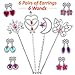 FittiDoll 70Pack Princess Pretend Jewelry Toy, Girl's Jewelry Dress Up Play Set Pretend Play Jewelry Set for Girls