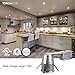 TORCHSTAR 4 Inch Remodel Recessed Housing, Air Tight IC Remodel Aluminum Can, E26 Socket Included for LED Recessed Lighting, UL Listed, Pack of 6