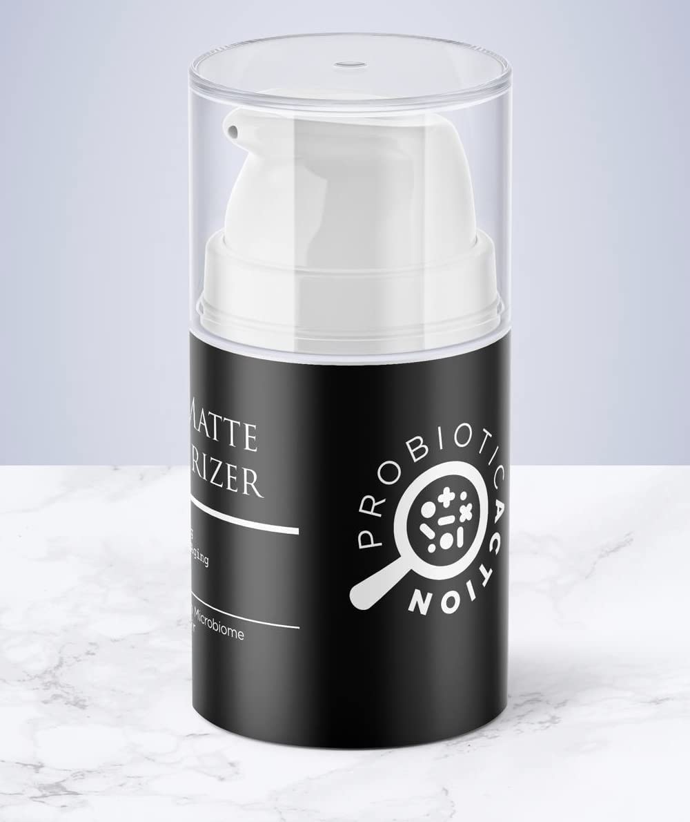Light Matte Moisturizer - Probiotic help prevent Acne, Rosacea, and Eczema. The Probiotic and Peptide Maintains the glow, softness, and tightness of clear skin.