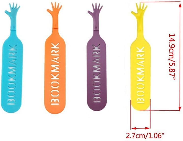 Funny Help Me Bookmarks Pad Note Stationery Novelty Book Mark （Pack of 4）