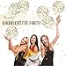 Gold Confetti Balloons, Ribbon Roll & Flower Clips – Helium Latex Balloons Ideal for Wedding, Birthday, Graduation & Bachelorette Party Supplies – Confetti Pre-filled Party Decorations | 32 Packs Set