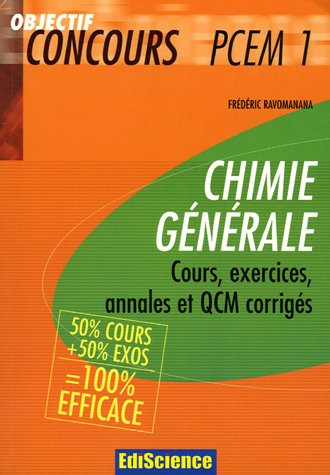 Objectif PCEM 1, chimie générale
