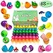 Filled Easter Eggs Set Prefilled Plastic Surprise Eggs With 8 Pack Variety of Popular Toys Inside Novelty Toy Assortment Great for Easter Eggs Hunt Party Game Prizes