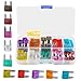 120pcs Auto Mini Blade Fuse Kit 3A 5A 7.5A 10A 15A 20A 25A 30A 35A 40A Assorted Set for Car Boat Truck SUV by RCRunning