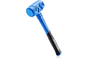 REAL STEEL Dead Blow Hammer 28 Oz Rubber Mallet Non-Marring and Sparking Resistant with Steel Shot-filled Head Ideal for DIY,Automotive,Furniture (0317)