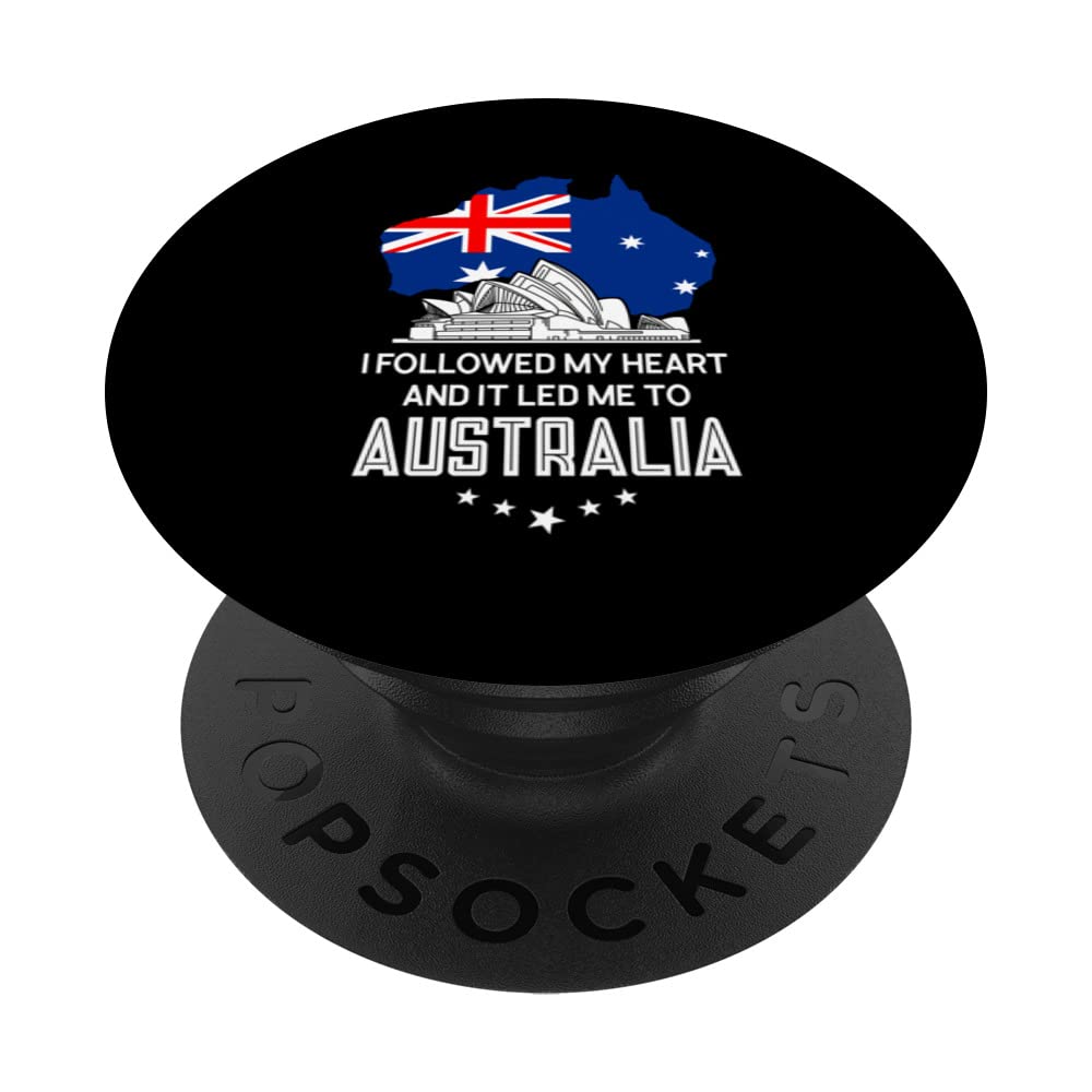 I followed my heart and it led me to Australia Australian PopSockets Swappable PopGrip