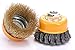 HOYIN Wire Cup Brush-2 Piece Grinder Brush Kit- Twist Knotted
