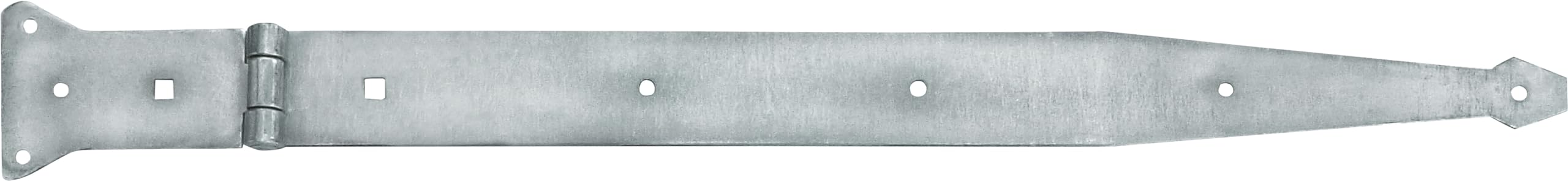 Connex Throwing 500 x 45 x 100 mm Box Hinge/Fitting for Chests, Gates & Doors / DYB2901071, Blue galvanised