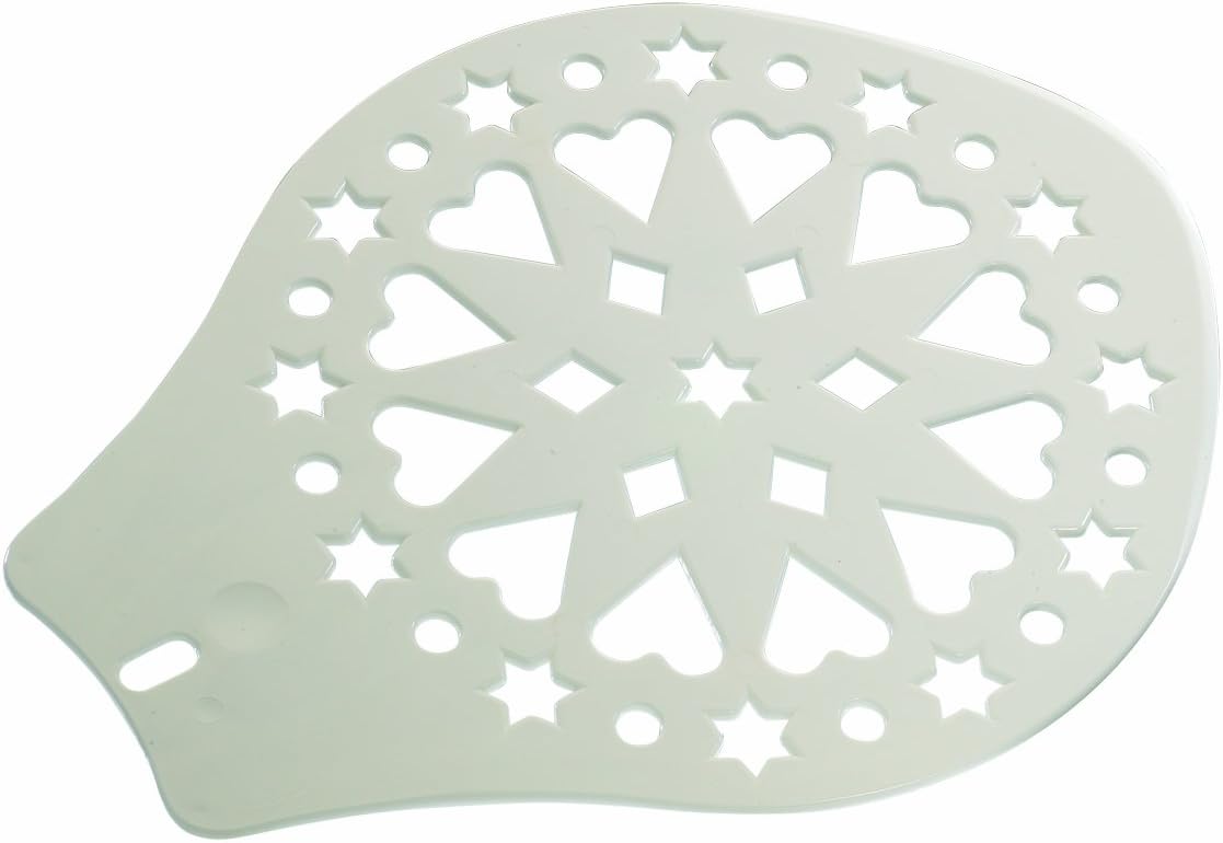 Westmark Torten-/Kuchenheber und Verzierschablone, Durchmesser: 28,2 cm, Kunststoff, Weiß, 31412270