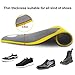 Ailaka Orthotic Cushion Arch Support Shoe Insoles, Unisex Daily Sports Performance Inserts for Flat Foot, Plantar Fasciitis