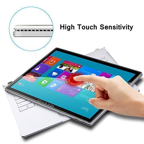 MEGOO Screen Protector for Surface Book 2 15 Inch, Tempered Glass/Easy Installation/Anti-Scratch, Compatible with Microsoft Surface Pen