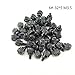 Honbay 40PCS 6#-32x5 M3.5 PC Computer Case Thumbscrews Thumb Screws (Black zinc)
