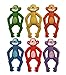 Multipet Lenny The Monkey Latex Plush File Dog Toy, 10.5-Inch, Assorted
