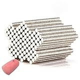 magpross 250 Pieces 2 x 1mm Small Multi-use Refrigerator Magnets for Refrigerator Science Crafts Projects