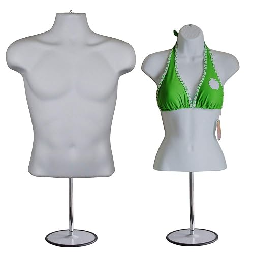 thumbnail image 2 of DisplayTown Female Mannequin Torso Hollow Back Body India 2 of 12